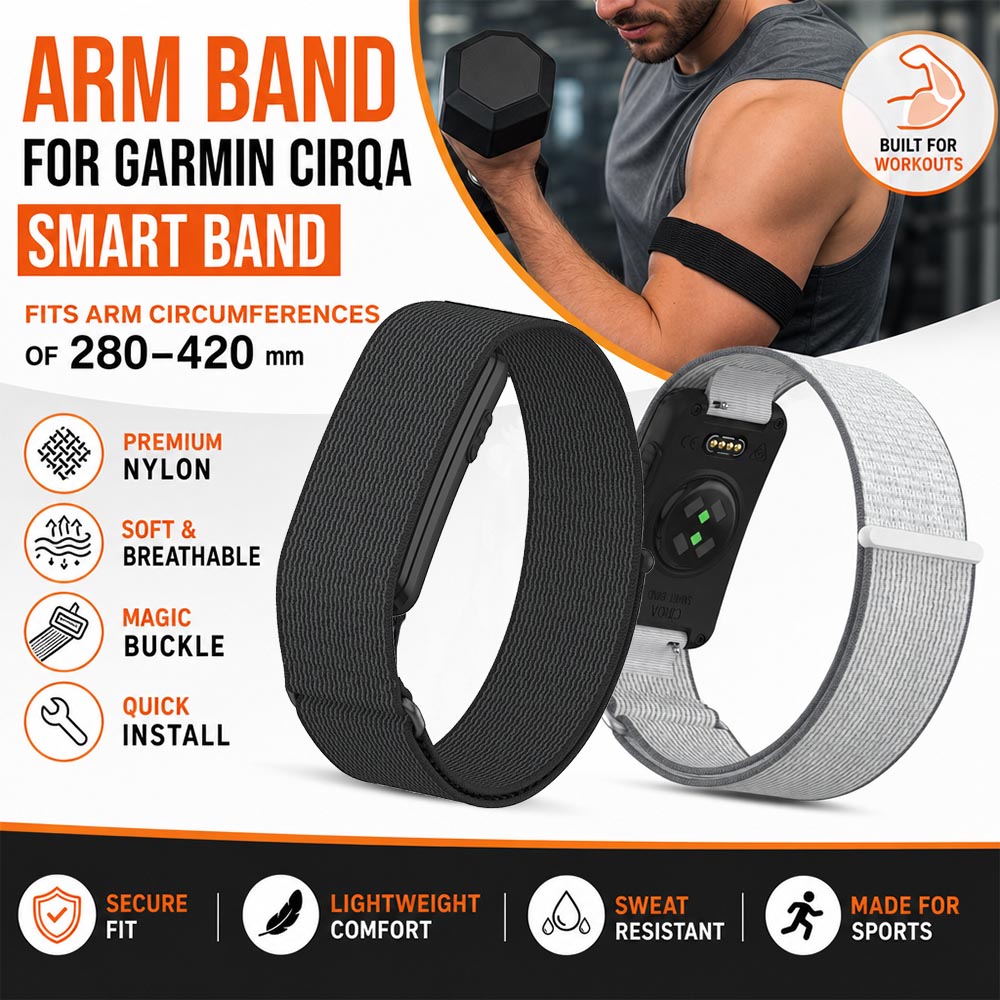 Golf Exercise Equipment - Nylon Bicep Strap for Garmin CIRQA