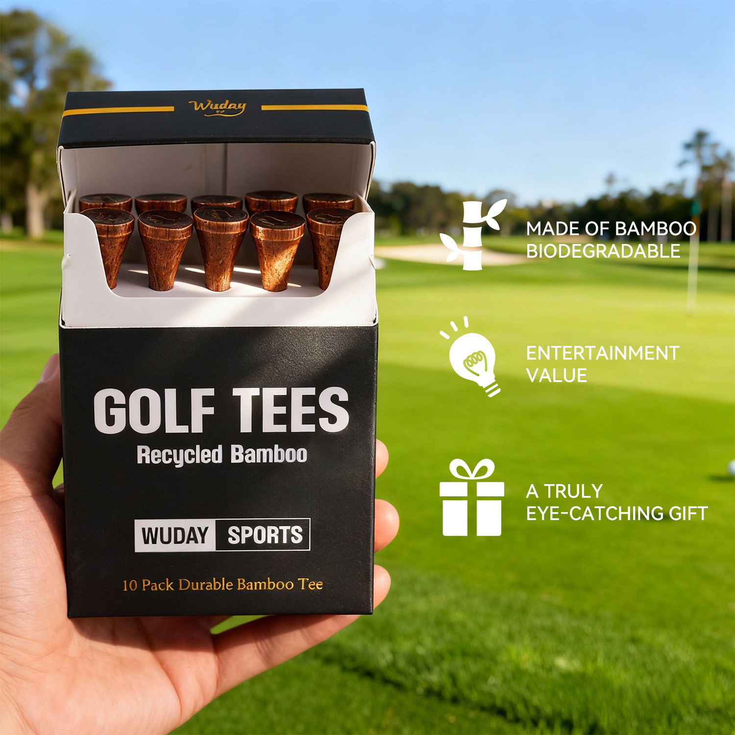 10Pcs Golf Tees - Good Feedbac - Golf Exercise Equipment 评论和价格
