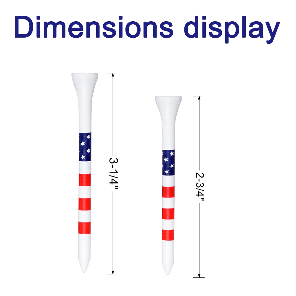 50pcs American Flag Style Dura - Golf Exercise Equipment 评论和价格