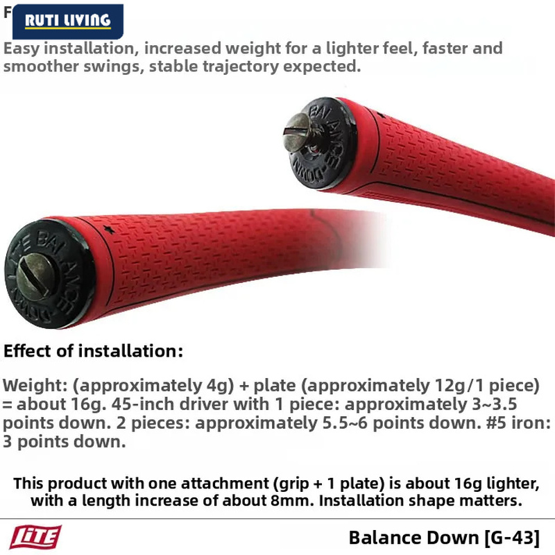 Original Golf Club Grip Lead W - Golf Exercise Equipment 评论和价格